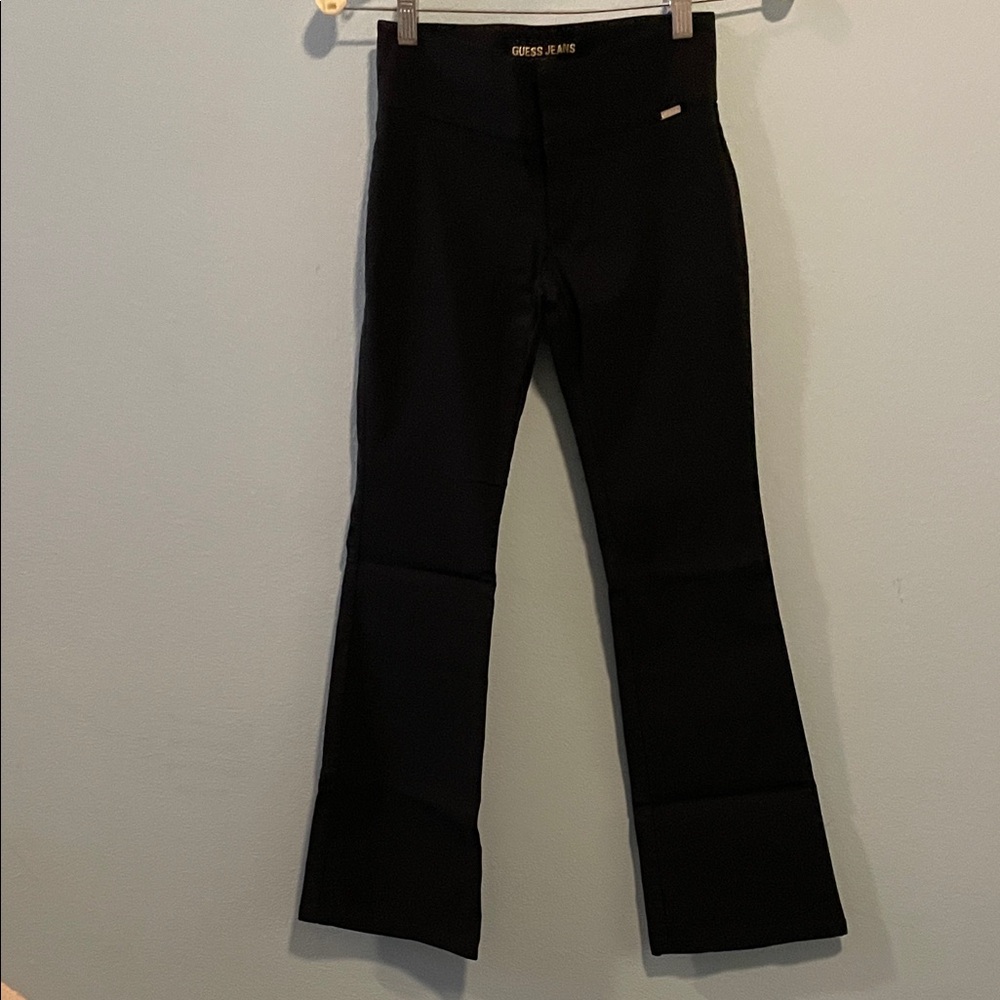 GUESS Black Flare Trousers